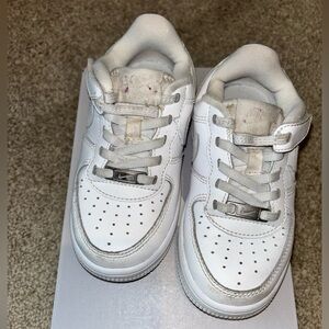 Toddler Force 1 Low EasyOn Kids White Sneakers